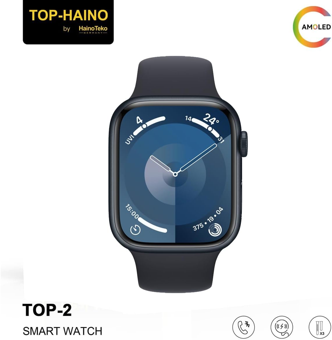 Haino Teko GermanyReal AMOLED Display Series 9 Smart Watch