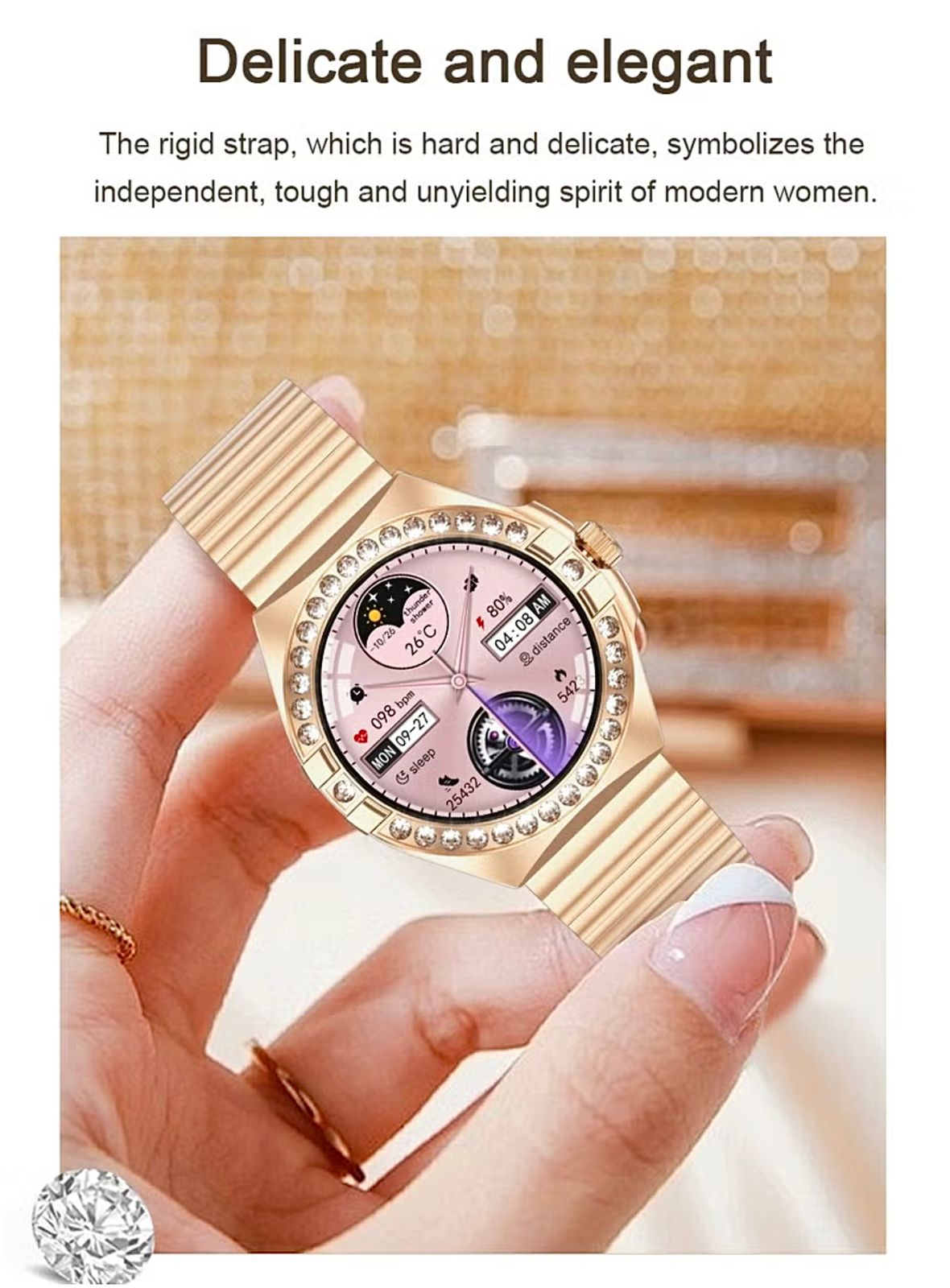 LG76 Mini Smart Watch for Women